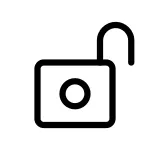 Lock Open SVG Icon